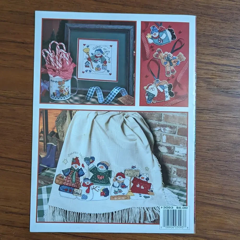 Santa & Company Cross Stitch Pattern Book